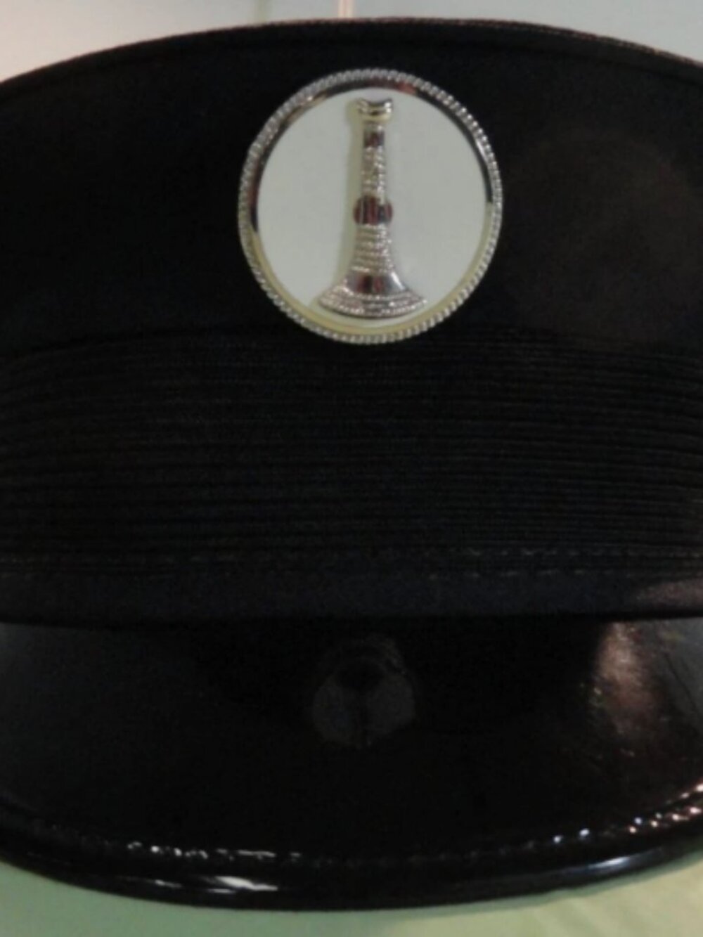CEREMONIAL FIREFIGHTER FIRE DEPART DRESS UNIFORM CAP 7 1/2 BY MIDWAY CAP COMPANY